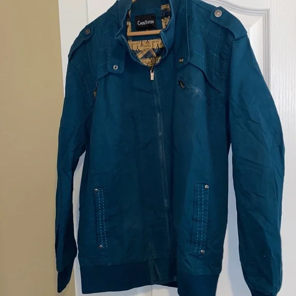 Full Zip Jacket with Shoulder Straps - Picture 3 of 7